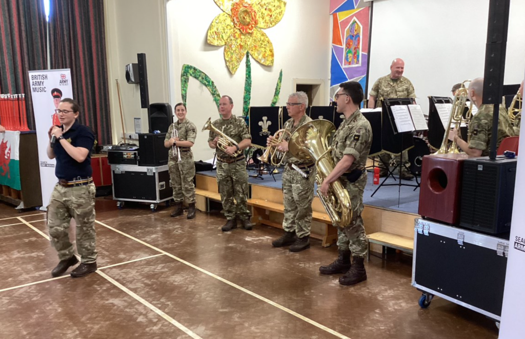 British Army Music - Ysgol Gynradd Llanidloes Primary School